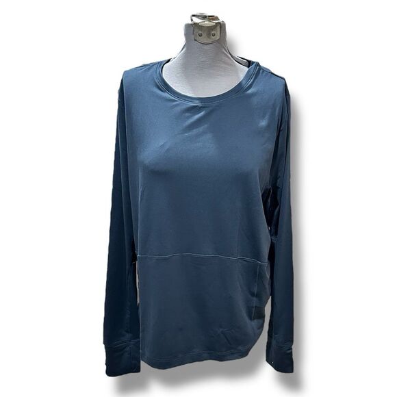 Calia Women’s Long Sleeve Running Top – Navy Blue, Size 2XL, NWT - Picture 1 of 5